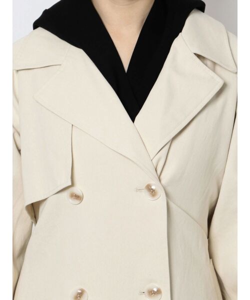 COTORICA（コトリカ）の「オーバーサイズトレンチ【スプリングコート】（トレンチコート・レディース・ベージュ/カーキ/アイボリー・FREE）」の5枚目の写真