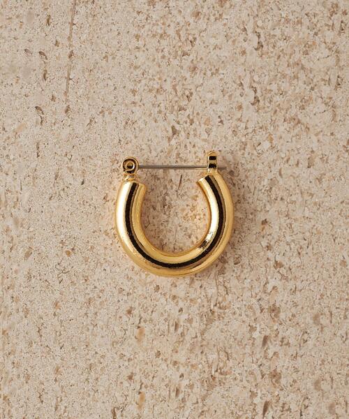 CITEN（シテン）の「＜CITEN（シテン）＞ぷっくり フープピアス（ピアス（両耳用）・レディース・ゴールド/シルバー・FREE）」の14枚目の写真