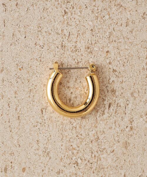 CITEN（シテン）の「＜CITEN（シテン）＞ぷっくり フープピアス（ピアス（両耳用）・レディース・ゴールド/シルバー・FREE）」の15枚目の写真