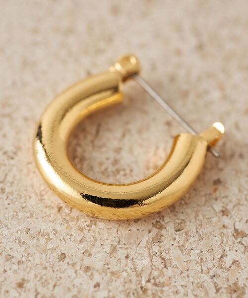 CITEN（シテン）の「＜CITEN（シテン）＞ぷっくり フープピアス（ピアス（両耳用）・レディース・ゴールド/シルバー・FREE）」の16枚目の写真