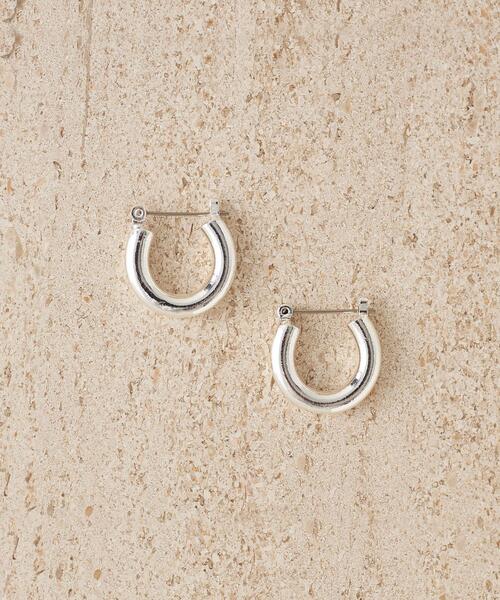 CITEN（シテン）の「＜CITEN（シテン）＞ぷっくり フープピアス（ピアス（両耳用）・レディース・ゴールド/シルバー・FREE）」の17枚目の写真