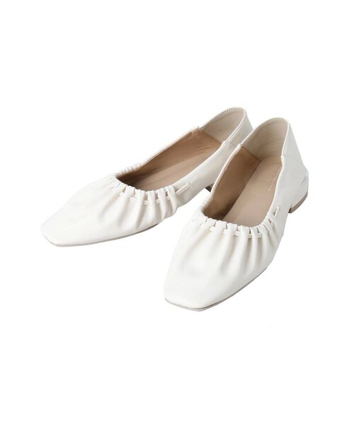 ギャザーデザインバブーシュ