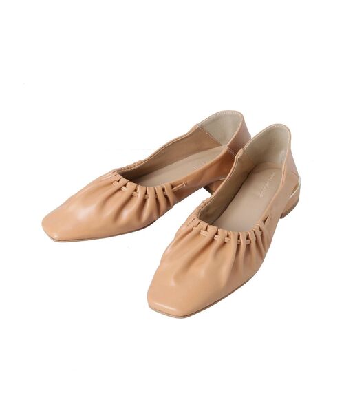 ギャザーデザインバブーシュ