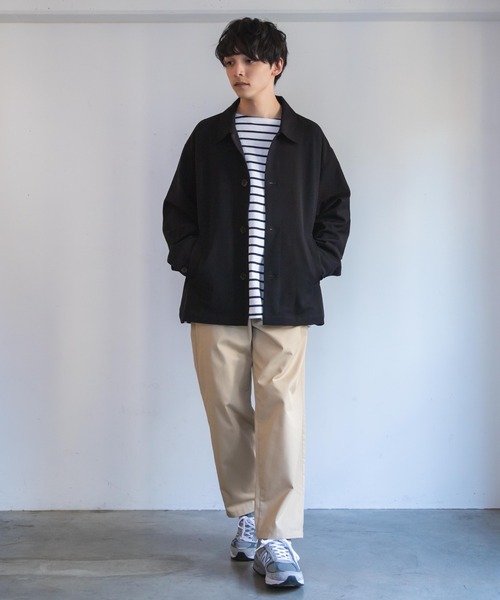 WEGO（ウィゴー）の「WEGO/タックテーパードチノパンツ（チノパンツ・メンズ・ベージュ/ブラック・MEDIUM/LARGE）」の10枚目の写真