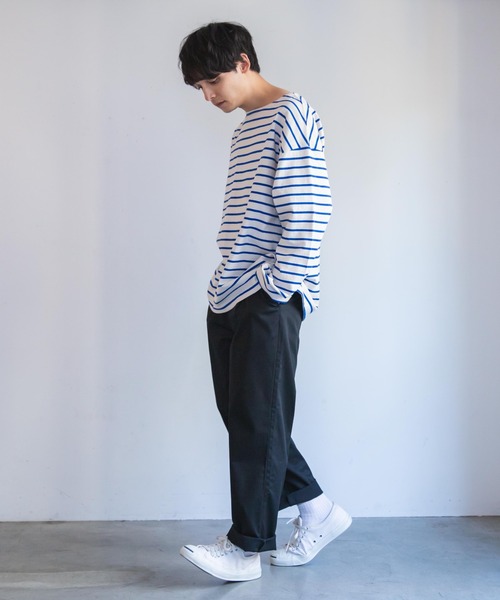 WEGO（ウィゴー）の「WEGO/タックテーパードチノパンツ（チノパンツ・メンズ・ベージュ/ブラック・MEDIUM/LARGE）」の11枚目の写真