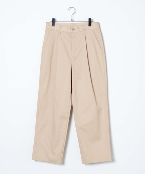 WEGO（ウィゴー）の「WEGO/タックテーパードチノパンツ（チノパンツ・メンズ・ベージュ/ブラック・MEDIUM/LARGE）」の15枚目の写真