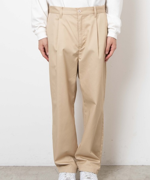 WEGO（ウィゴー）の「WEGO/タックテーパードチノパンツ（チノパンツ・メンズ・ベージュ/ブラック・MEDIUM/LARGE）」の20枚目の写真