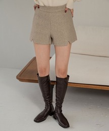 Amiur | wool slit short pants(その他パンツ)