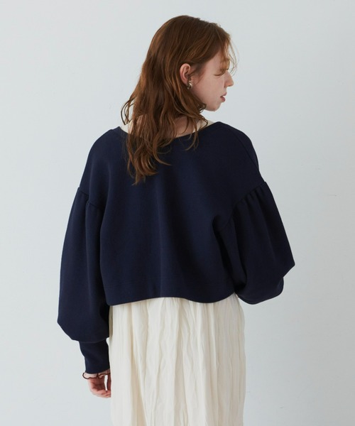 hinari(ヒナリ)の「2wayワッフルショートカーディガン(カーディガン/ボレロ・レディース・ベージュ/ネイビー/オフホワイト/ライトグリーン・FREE)」の19枚目の写真