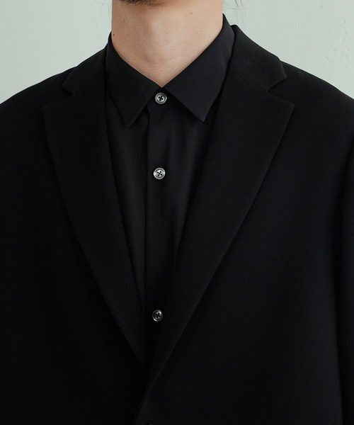 Lui's（ルイス）の「【オリジナルファブリック4×4セットアップシリーズ】 1Bオーバージャケット（テーラードジャケット・メンズ・ブラック/グリーン・SMALL/MEDIUM）」の15枚目の写真