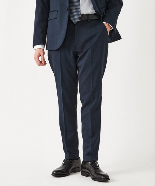 EDIFICE（エディフィス）の「ドライツイル テーパード イージーパンツ（スラックス・メンズ・ネイビー/ブラック系その他/グレー/カーキ・MEDIUM/SMALL/X-LARGE/LARGE）」の4枚目の写真