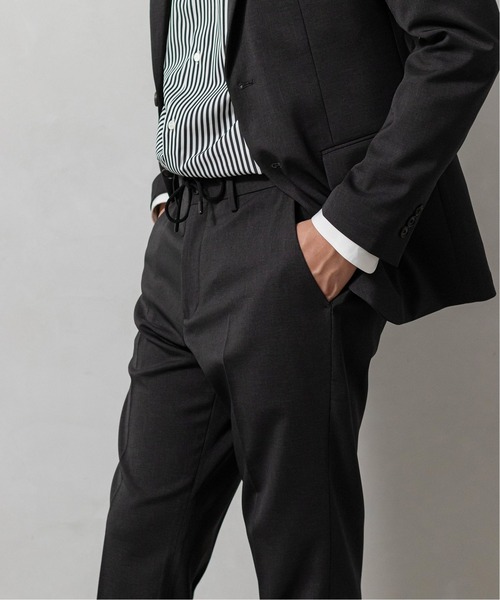 EDIFICE（エディフィス）の「ドライツイル テーパード イージーパンツ（スラックス・メンズ・ネイビー/ブラック系その他/グレー/カーキ・MEDIUM/SMALL/X-LARGE/LARGE）」の12枚目の写真