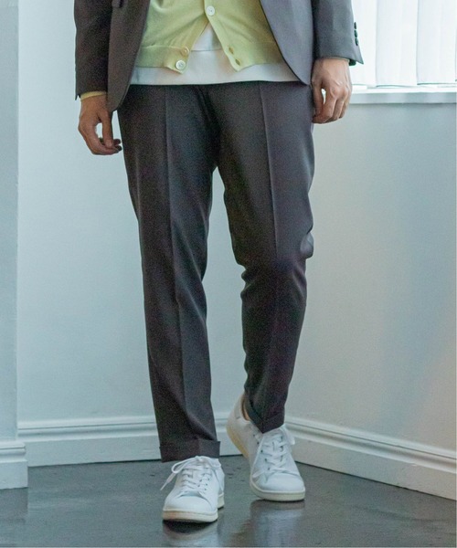 EDIFICE（エディフィス）の「ドライツイル テーパード イージーパンツ（スラックス・メンズ・ネイビー/ブラック系その他/グレー/カーキ・MEDIUM/SMALL/X-LARGE/LARGE）」の18枚目の写真