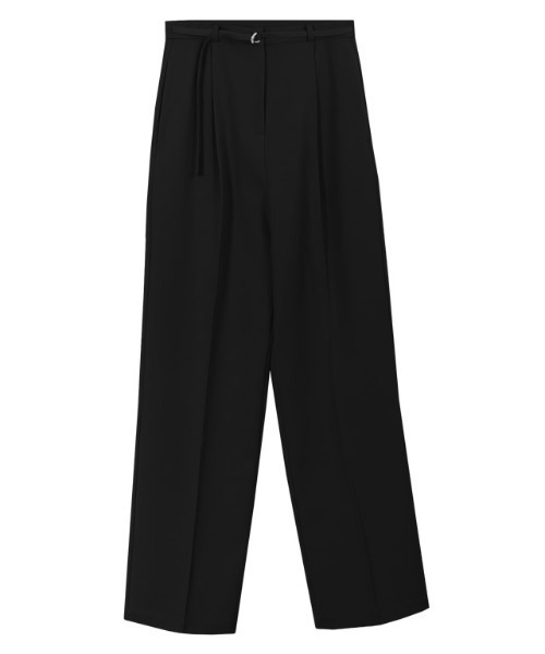 Pierrot（ピエロ）の「[プレスコラボ]ベルトスラックスパンツ（その他パンツ・レディース・ブラック/パープル系その他/イエロー・M/L/PM）」の9枚目の写真