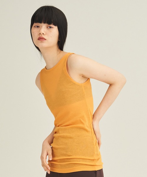 ENOF（イナフ）の「cotton tank top（タンクトップ）」 - WEAR