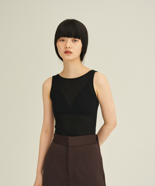 トップス enof cotton tank top ENOF（イナフ）の「cotton tank top（タンクトップ）」 - WEAR