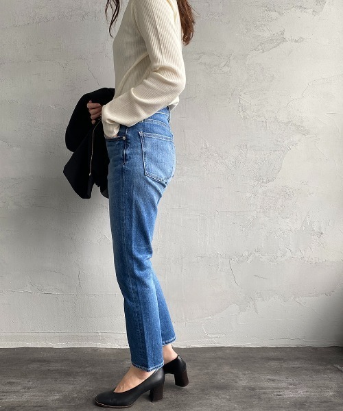 RED CARD TOKYO（レッドカード）の「[RED CARD/レッドカード] 30th Anniversary ハイウエストスリムテーパードデニム（デニムパンツ・レディース・インディゴブルー・23/24/25/26/22）」の16枚目の写真