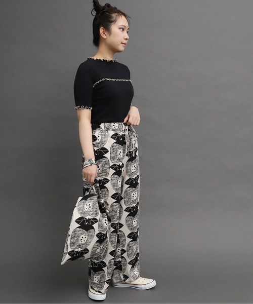 peu pres（プープレ）の「りんごプリント パンツ（その他パンツ