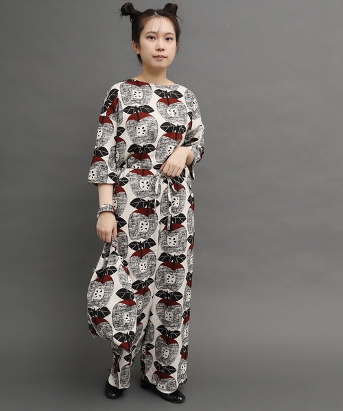 peu pres（プープレ）の「りんごプリント パンツ（その他パンツ