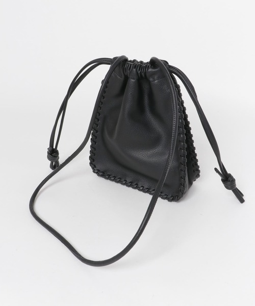 URBAN RESEARCH ROSSO(アーバンリサーチロッソ)の「ステッチデザインポシェット(ショルダーバッグ・レディース・ブラック/アイボリー・FREE)」の12枚目の写真