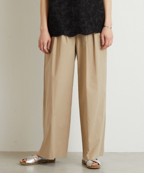 新品未使用❁ビアズリー テックリネン パンツ ベージュ BEARDSLEY 新品未使用❁ビアズリー テックリネン パンツ ベージュ