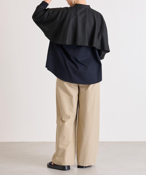 BEARDSLEY（ビアズリー）の「2サイズ展開 コットンイージーパンツ（その他パンツ・レディース・ベージュ/ブラック・1/0）」の14枚目の写真