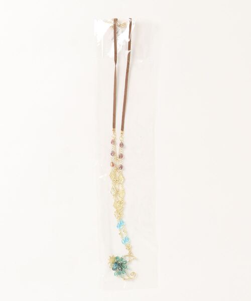 チャイハネ（チャイハネ）の「【チャイハネ】トルラムーンネックレス（ネックレス・レディース・ブラック/レッド/オレンジ/グリーン・FREE）」の12枚目の写真