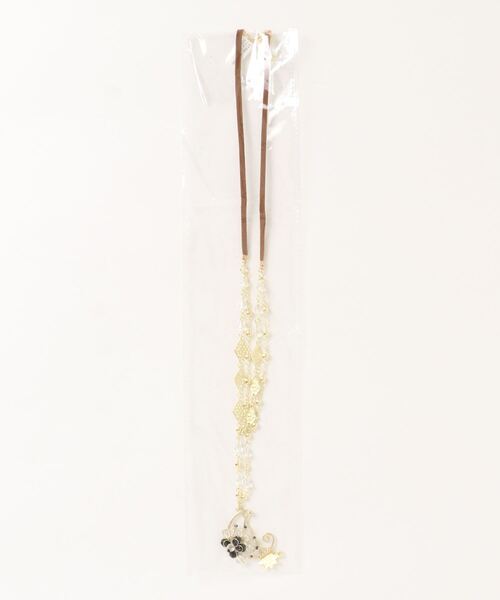 チャイハネ（チャイハネ）の「【チャイハネ】トルラムーンネックレス（ネックレス・レディース・ブラック/レッド/オレンジ/グリーン・FREE）」の7枚目の写真