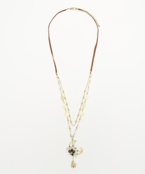 チャイハネ（チャイハネ）の「【チャイハネ】トルラムーンネックレス（ネックレス・レディース・ブラック/レッド/オレンジ/グリーン・FREE）」の14枚目の写真