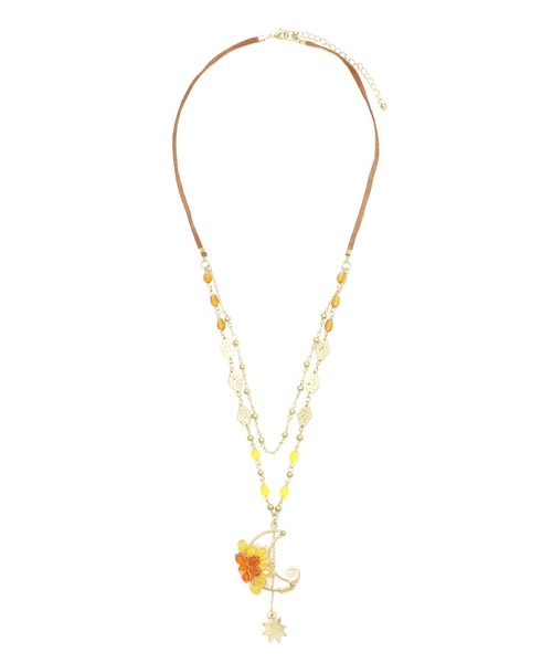 チャイハネ（チャイハネ）の「【チャイハネ】トルラムーンネックレス（ネックレス・レディース・ブラック/レッド/オレンジ/グリーン・FREE）」の15枚目の写真