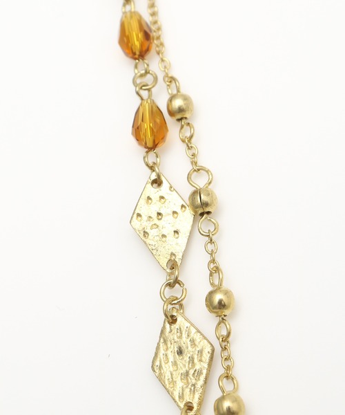 チャイハネ（チャイハネ）の「【チャイハネ】トルラムーンネックレス（ネックレス・レディース・ブラック/レッド/オレンジ/グリーン・FREE）」の11枚目の写真