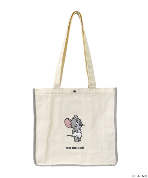 Tom&Jerry(トムアンドジェリー)の「【公式】TOMandJERRY タイニークラブ トートバッグ(トートバッグ・レディース・ブラウン/グレー/グリーン・FREE)」の4枚目の写真