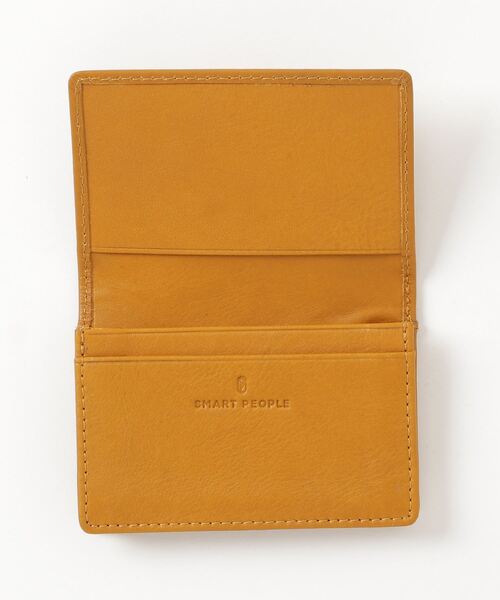 SMART PEOPLE（スマートピープル）の「【SMART PEOPLE/スマートピープル】 ソフトレザー ワイド カードケース 名刺入れ（名刺入れ・メンズ・ブラック/イエロー/レッド/ブルー/ネイビー/ブラウン・FREE）」の9枚目の写真