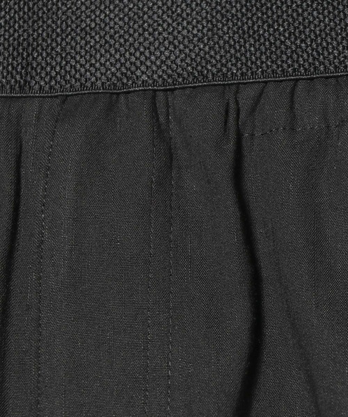 NUMBER M(ナンバーエム)の「NUMBER M / テーパードリネンパンツ(その他パンツ・メンズ・ブラック・44/46/48)」の5枚目の写真