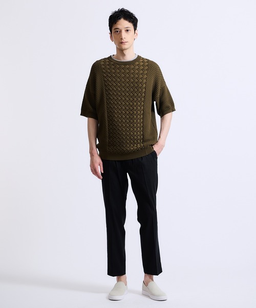 NUMBER M(ナンバーエム)の「NUMBER M / テーパードリネンパンツ(その他パンツ・メンズ・ブラック・44/46/48)」の13枚目の写真