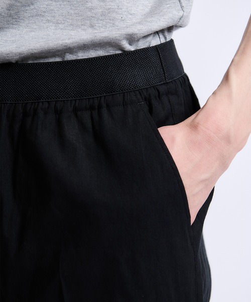 NUMBER M(ナンバーエム)の「NUMBER M / テーパードリネンパンツ(その他パンツ・メンズ・ブラック・44/46/48)」の11枚目の写真