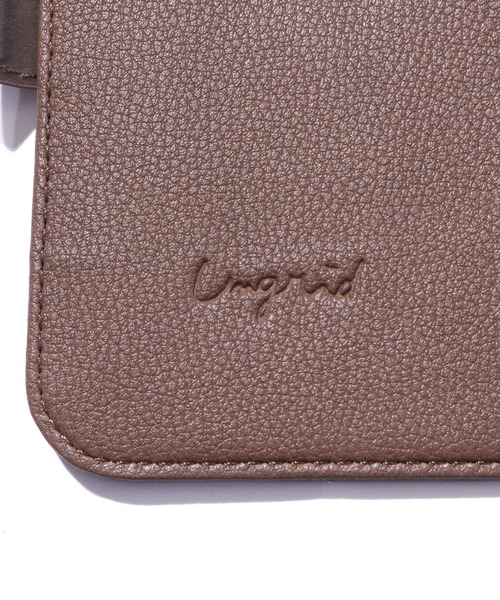 Ungrid（アングリッド）の「Ungrid/アングリッド iPhone13 対応 アイフォンケース 手帳型 PUレザー（スマホケース/カバー・レディース・カーキ/グレイッシュブルー/ブラウン・ONE SIZE）」の17枚目の写真