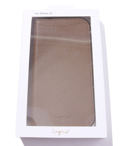 Ungrid（アングリッド）の「Ungrid/アングリッド iPhone13 対応 アイフォンケース 手帳型 PUレザー（スマホケース/カバー・レディース・カーキ/グレイッシュブルー/ブラウン・ONE SIZE）」の18枚目の写真