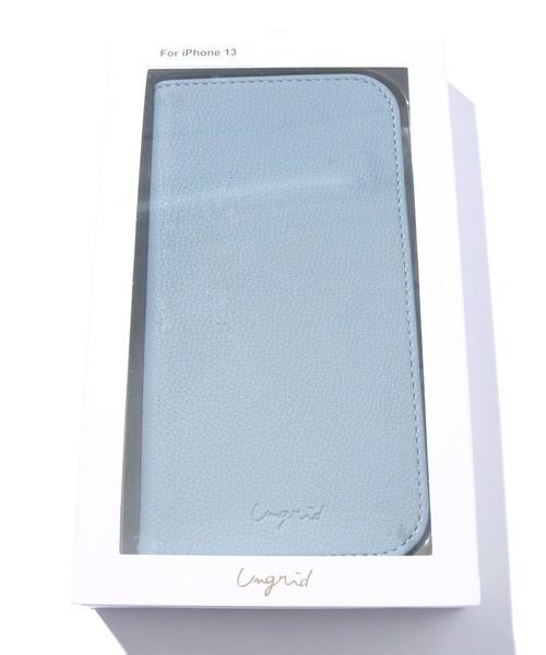 Ungrid（アングリッド）の「Ungrid/アングリッド iPhone13 対応 アイフォンケース 手帳型 PUレザー（スマホケース/カバー・レディース・カーキ/グレイッシュブルー/ブラウン・ONE SIZE）」の12枚目の写真