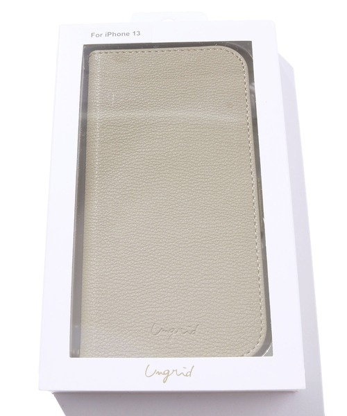Ungrid（アングリッド）の「Ungrid/アングリッド iPhone13 対応 アイフォンケース 手帳型 PUレザー（スマホケース/カバー・レディース・カーキ/グレイッシュブルー/ブラウン・ONE SIZE）」の9枚目の写真