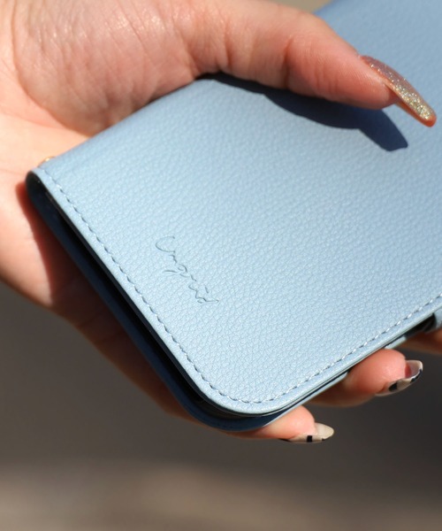 Ungrid（アングリッド）の「Ungrid/アングリッド iPhone13 対応 アイフォンケース 手帳型 PUレザー（スマホケース/カバー・レディース・カーキ/グレイッシュブルー/ブラウン・ONE SIZE）」の10枚目の写真