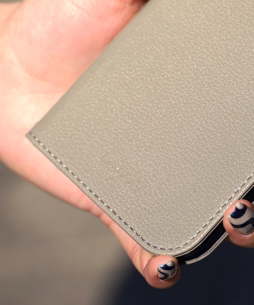 Ungrid（アングリッド）の「Ungrid/アングリッド iPhone13 対応 アイフォンケース 手帳型 PUレザー（スマホケース/カバー・レディース・カーキ/グレイッシュブルー/ブラウン・ONE SIZE）」の22枚目の写真