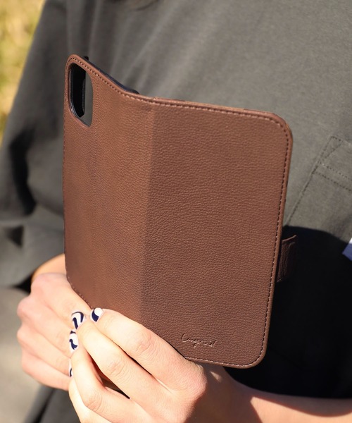 Ungrid（アングリッド）の「Ungrid/アングリッド iPhone13 対応 アイフォンケース 手帳型 PUレザー（スマホケース/カバー・レディース・カーキ/グレイッシュブルー/ブラウン・ONE SIZE）」の19枚目の写真