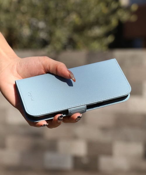 Ungrid（アングリッド）の「Ungrid/アングリッド iPhone13 対応 アイフォンケース 手帳型 PUレザー（スマホケース/カバー・レディース・カーキ/グレイッシュブルー/ブラウン・ONE SIZE）」の16枚目の写真