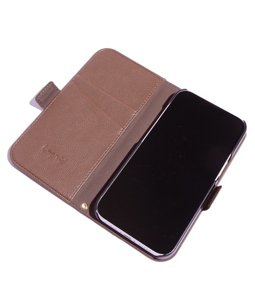 Ungrid（アングリッド）の「Ungrid/アングリッド iPhone13 対応 アイフォンケース 手帳型 PUレザー（スマホケース/カバー・レディース・カーキ/グレイッシュブルー/ブラウン・ONE SIZE）」の14枚目の写真