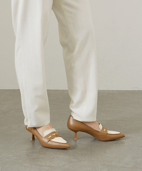 パンプス　Le Talon GRISE Le Talon GRISE パンプス GRISE5cmレザーカットアウトパンプス