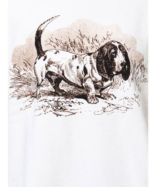 merry jenny（メリージェニー）の「old dog sweat（Tシャツ/カットソー・レディース・チャコールグレー/オフホワイト/アイボリー・FREE）」の6枚目の写真