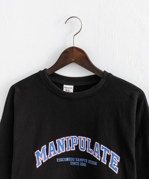 Ressaca(レサーカ)の「オーバーサイズ 長袖 レイヤード カレッジロゴ ロンT(Tシャツ/カットソー・メンズ・ブルー/ブラック/ホワイト/オレンジ・L/M/XL/XXL)」の15枚目の写真