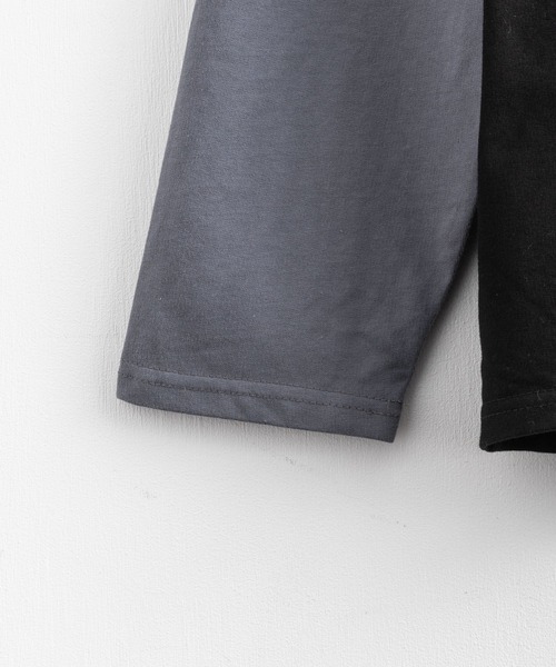 Ressaca(レサーカ)の「オーバーサイズ 長袖 レイヤード カレッジロゴ ロンT(Tシャツ/カットソー・メンズ・ブルー/ブラック/ホワイト/オレンジ・L/M/XL/XXL)」の19枚目の写真