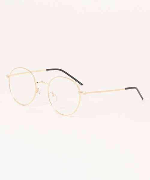 LINFA (リンファ)の「【LINFA】シンプル楕円メガネ(メガネ・メンズ・ゴールド/シルバー/ブラック/ブラウン・FREE)」の4枚目の写真